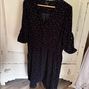 Mossimo Black Polka Dot Dress